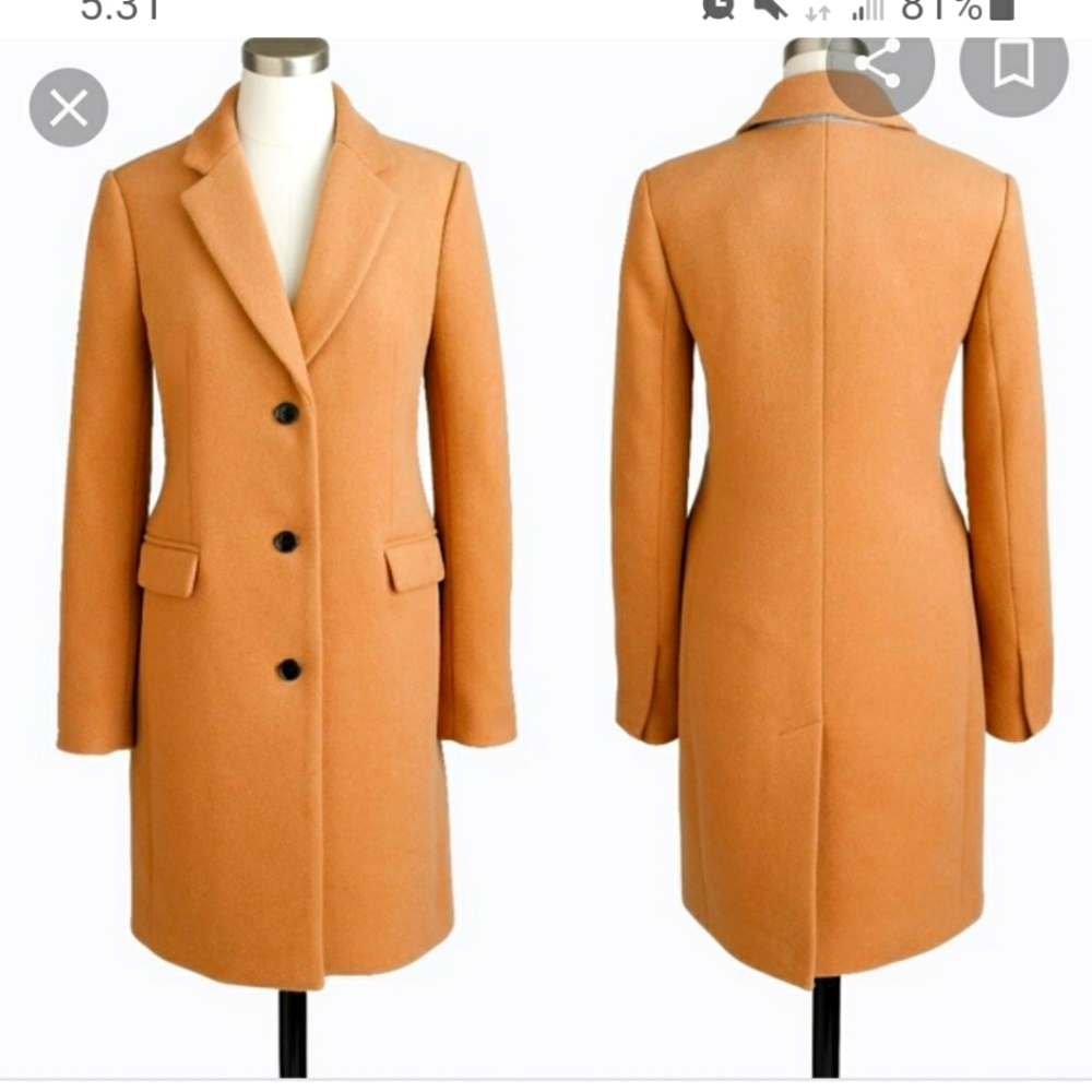 J crew topcoat